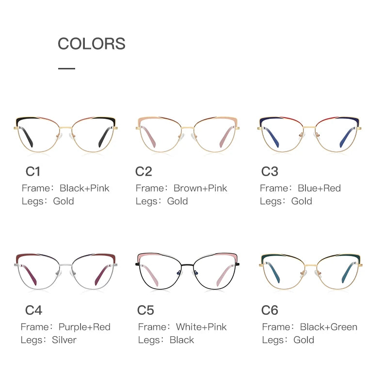 JMISUS New Women Cat Eyes Photochromic Reading Glasses Design Butterfly Frame Customized Prescription Anti-blue Ray Eyewear