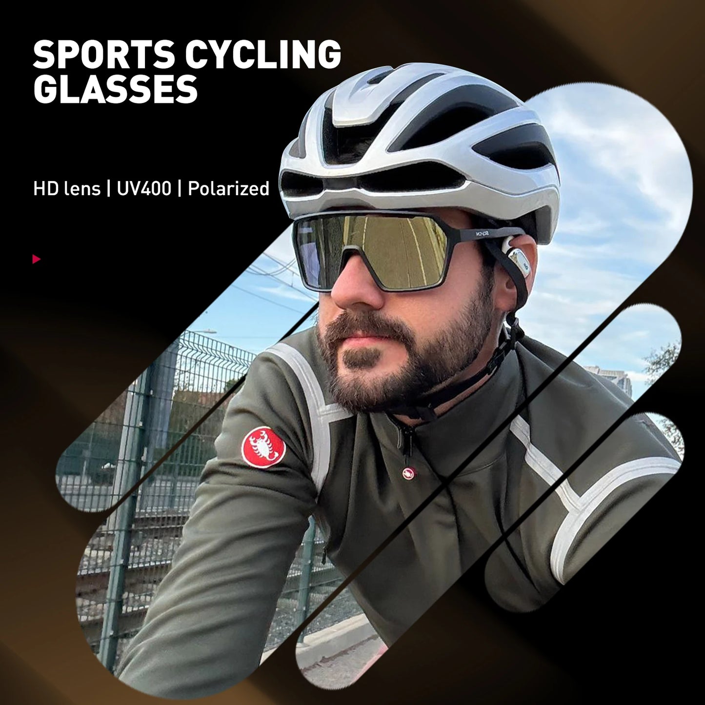 SCVCN Hot Photochromic Cycling Sunglasses MTB Glasses Outdoor Bike Cycling UV400 Eyewear Men Women Bicycle Sports Hiking Glasses