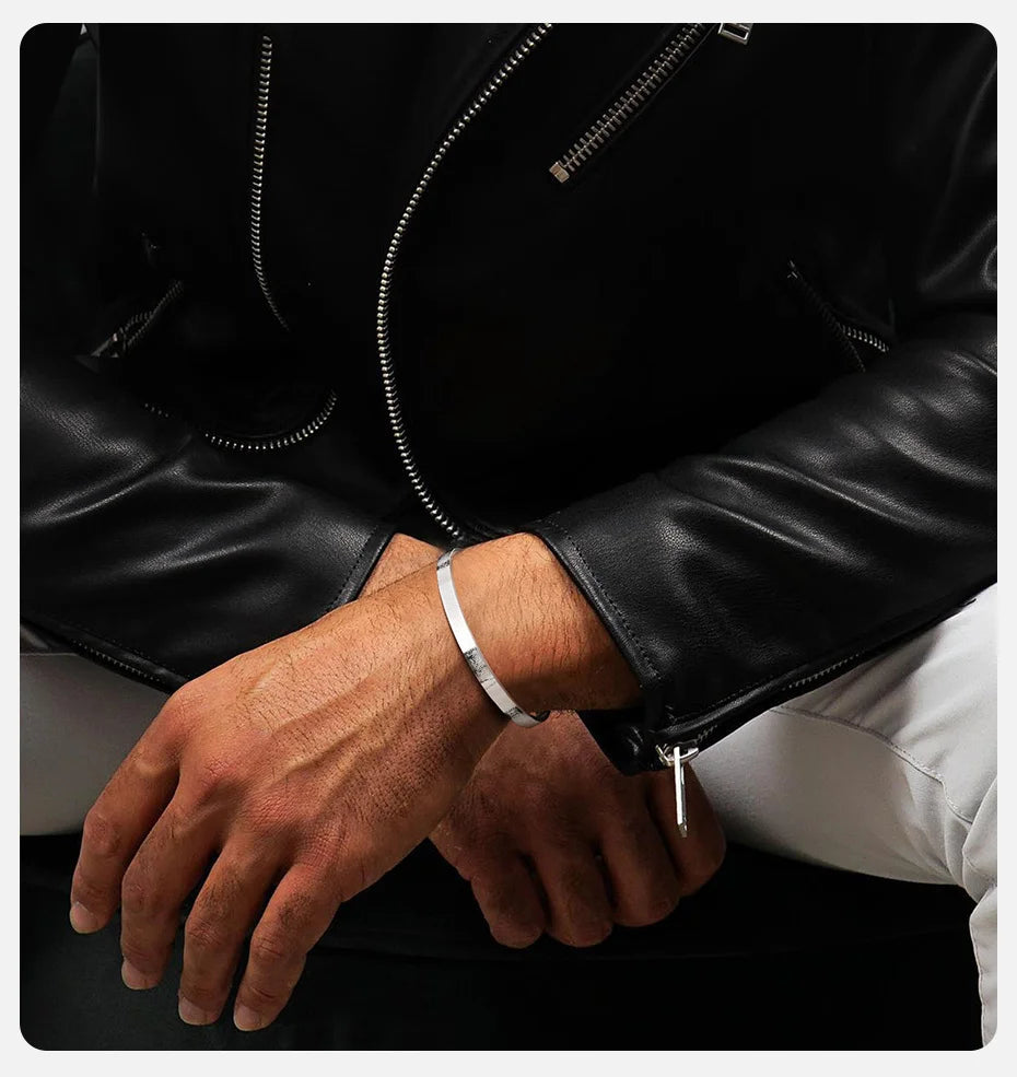 Vnox Ayatul Kursi Sutra Men Cuff Bracelet Stainless Steel Personality Islamic Muslim Calligraphy Arabic God Messenger Jewelry