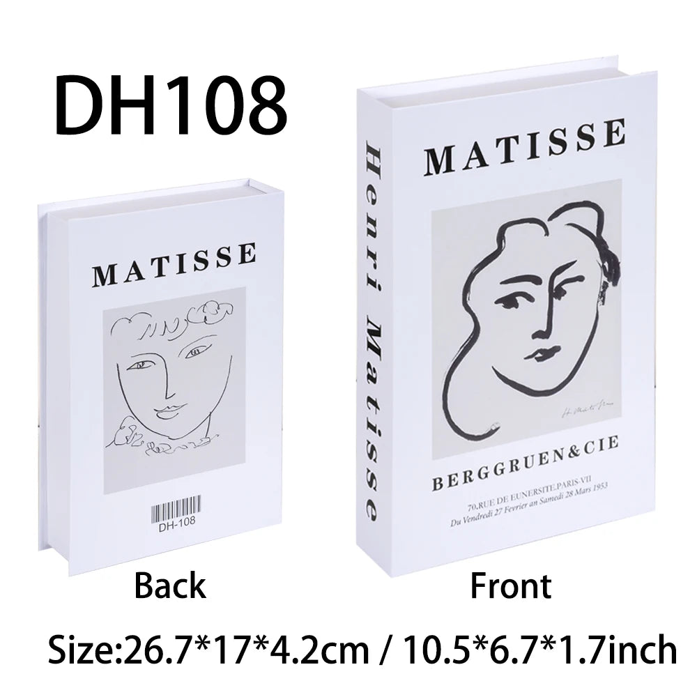 Luxury Home Decoration Fake Book Fashion Living Room Decoration Coffee Table Bedroom Interior Items Modern Book Box Decoration