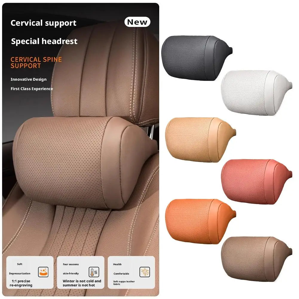 Memory Foam Car Headrest Neck Support Breathable Easy To Install Multiple Colors Available Car Accessory Headrest
