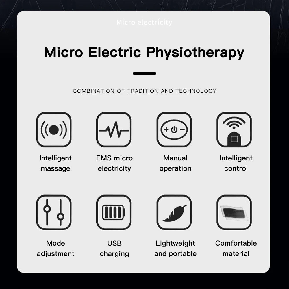 Electric Foot Massager Pad Electrostimulator Massage Mat EMS Muscle Massager Relax Feet Massage Fitness Masajeador USB Charging