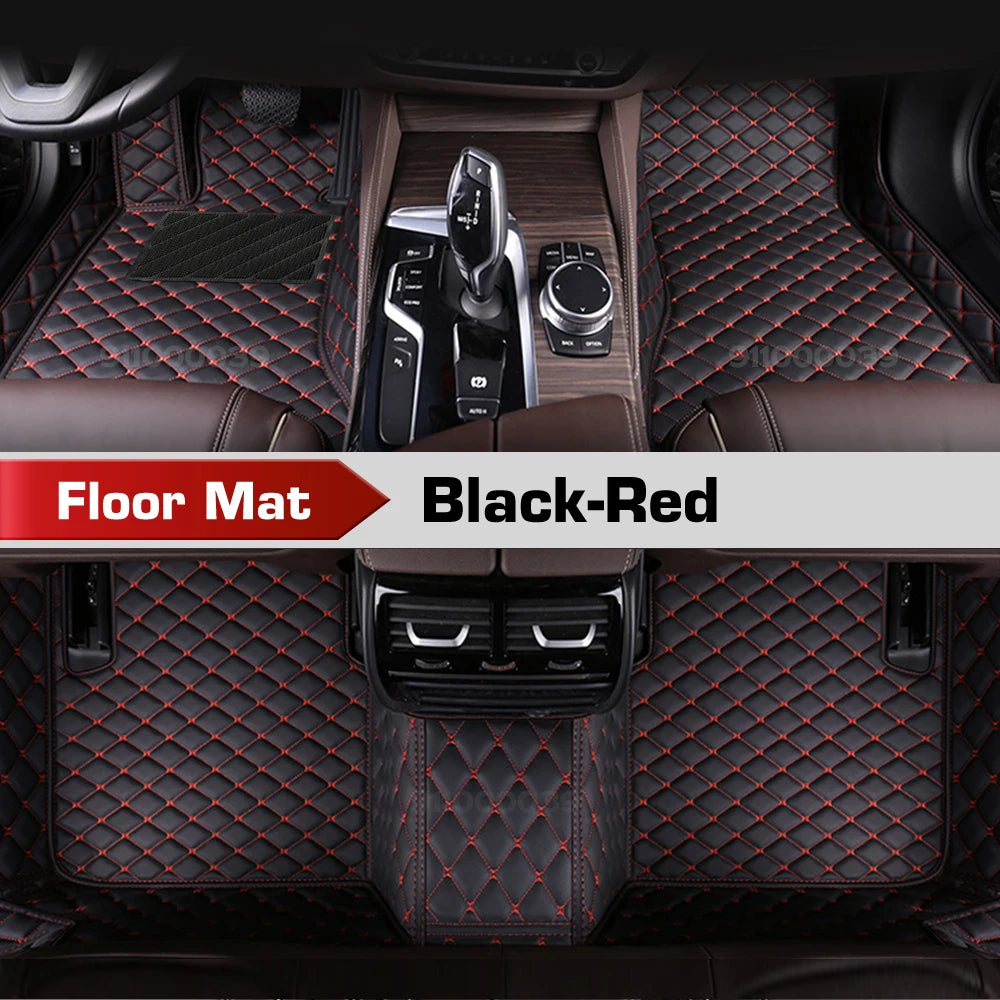 Car floor mats for AUDI Q7 (Seven seats) 2006 2007 2008 2009 2010 2011 2012 2013 2014 2015 2016-2025 Custom foot Pads automobile