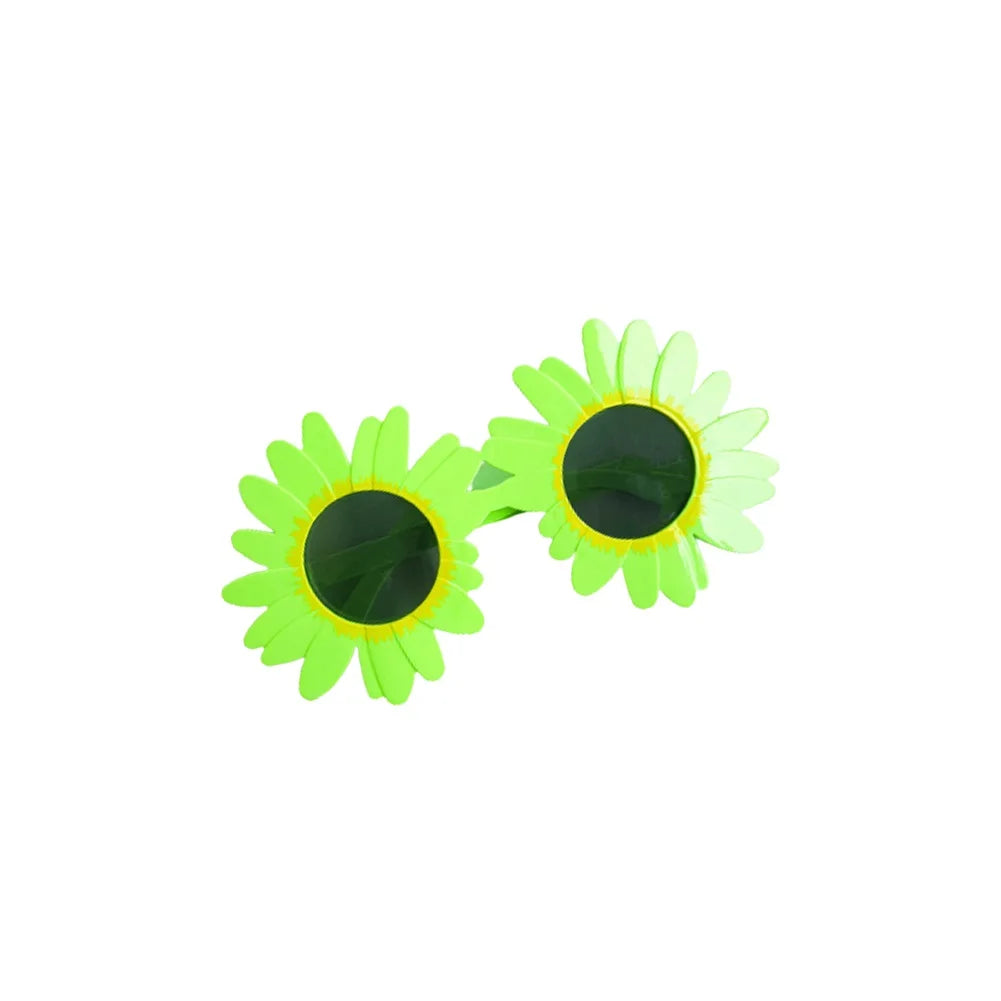 Sunflower Sunglasses Little Daisy Shape Sun Glasses Funny Party Decorative Eyeglasses Plastic Gathering Picnic Photography Props