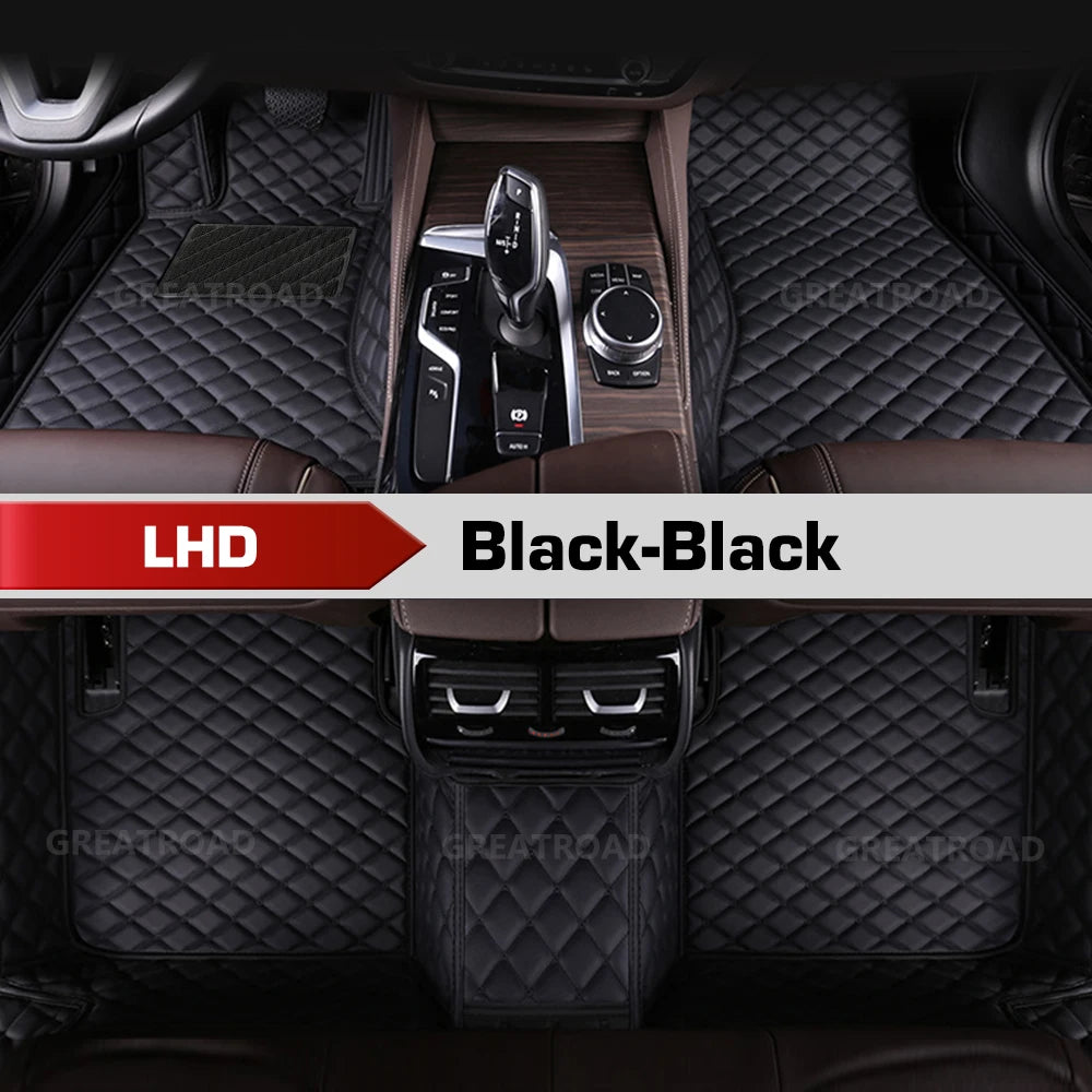 Car floor mats for AUDI Q7 (Seven seats) 2006 2007 2008 2009 2010 2011 2012 2013 2014 2015 2016-2025 Custom foot Pads automobile