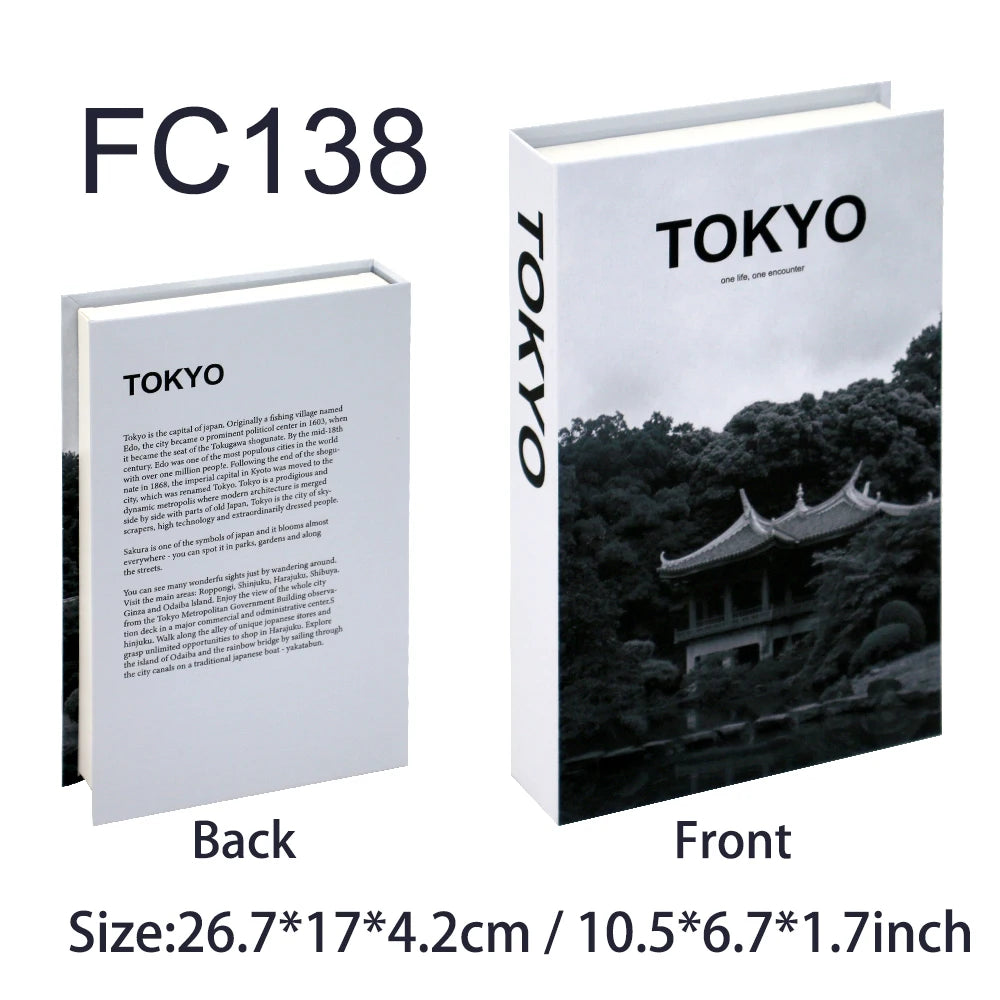 Luxury Home Decoration Fake Book Fashion Living Room Decoration Coffee Table Bedroom Interior Items Modern Book Box Decoration