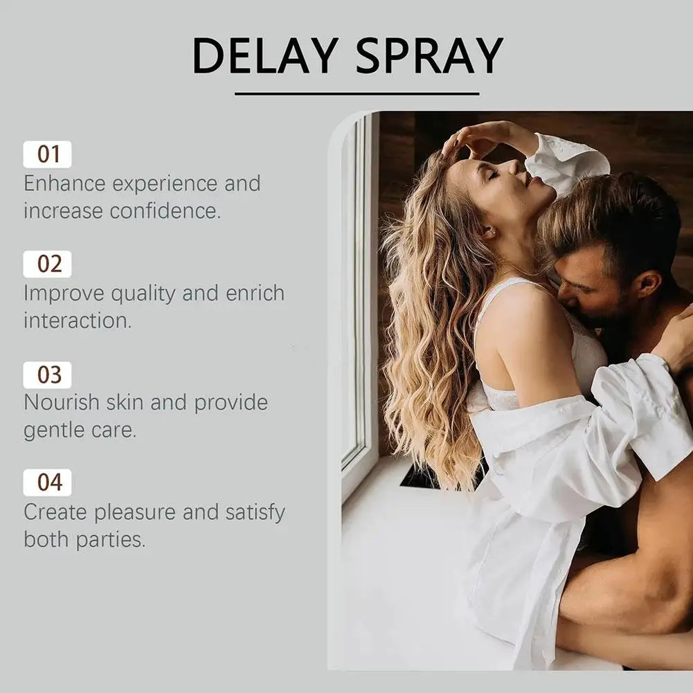 2Pcs Male Delay Spray for Men Private Parts Long-Lasting Sex Time Increasing Enlargement Sex Spray Men's Sex Product