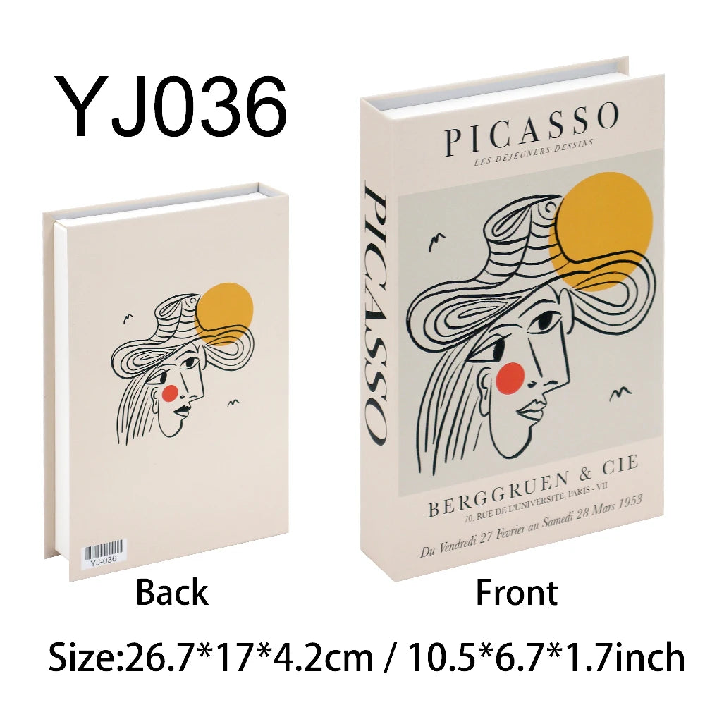 Luxury Home Decoration Fake Book Fashion Living Room Decoration Coffee Table Bedroom Interior Items Modern Book Box Decoration