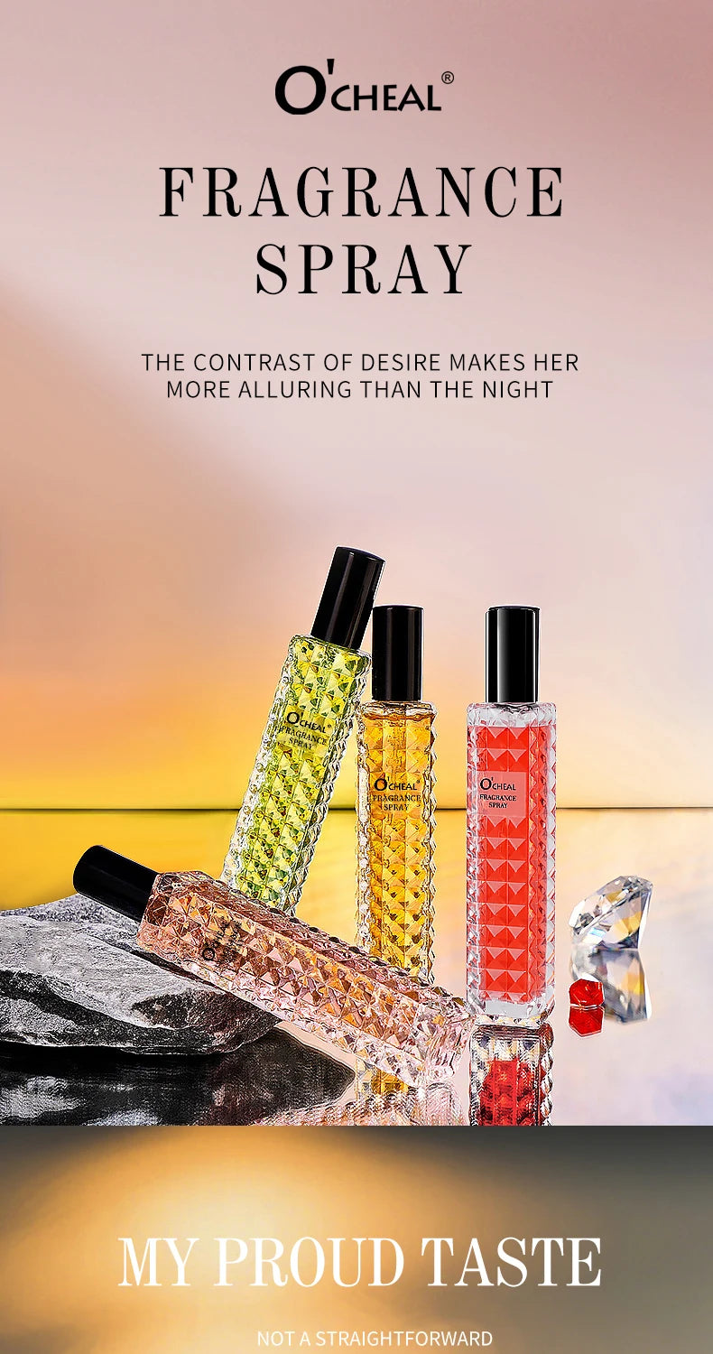 O'CHEAL 35ml Fragrance Spray Perfume Long-lasting Body Spray Men Charm Perfume Fragrance Lasting Pheromones Attract Women Unisex