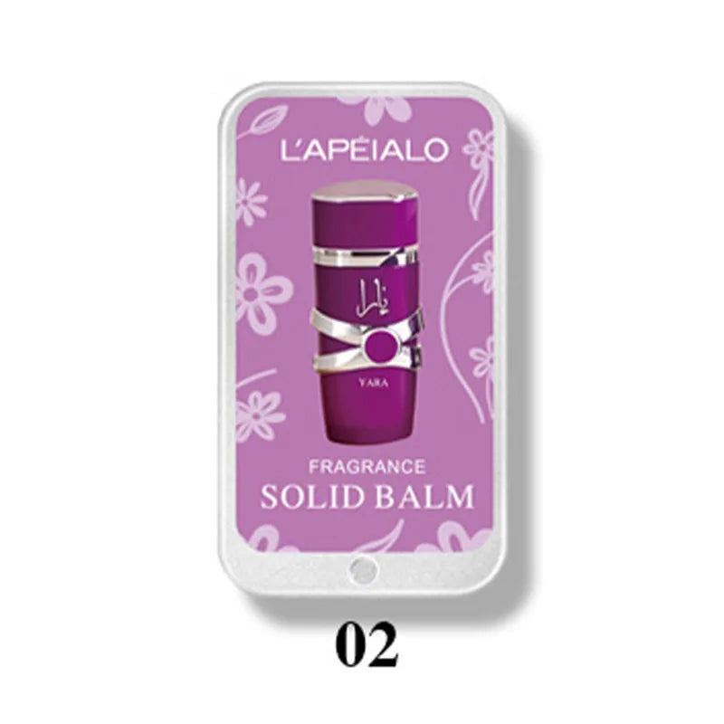 Arab Unisex Solid Balm Long Lasting Fragrance Body Pheromone Perfume Deodorant Cologne Fragrance Portable Pocket Solid Perfume