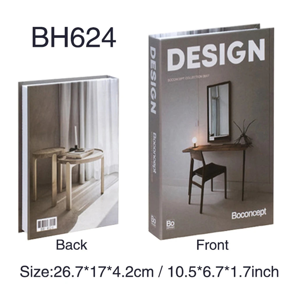 Luxury Home Decoration Fake Book Fashion Living Room Decoration Coffee Table Bedroom Interior Items Modern Book Box Decoration