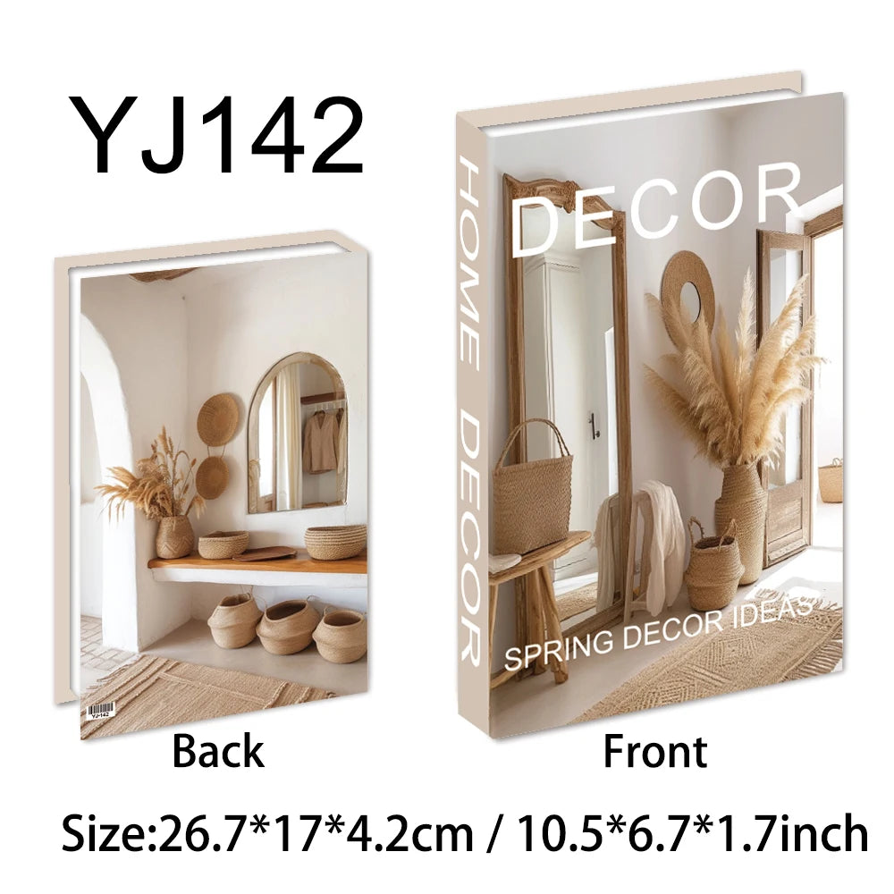 Luxury Home Decoration Fake Book Fashion Living Room Decoration Coffee Table Bedroom Interior Items Modern Book Box Decoration