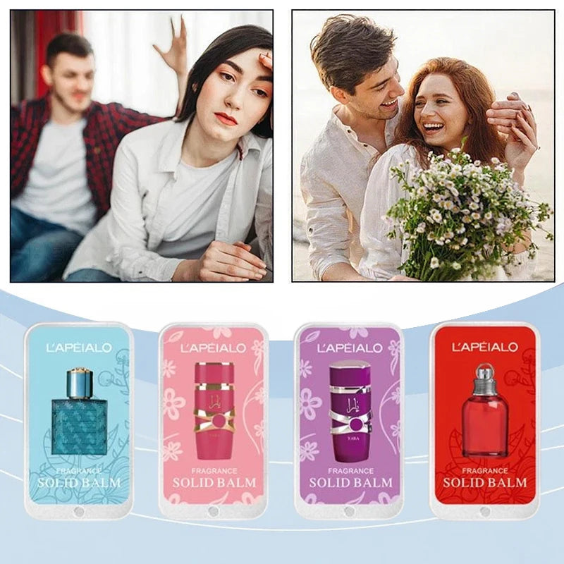 Arabian Solid Perfume Unisex Body Pheromone Perfume Lasting Fragrance Deodorant Fresh Nature Portable Pocket Cologne Perfume