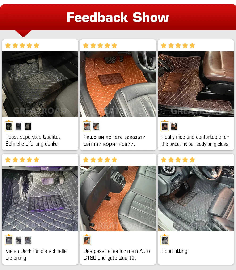 Car floor mats for AUDI Q7 (Seven seats) 2006 2007 2008 2009 2010 2011 2012 2013 2014 2015 2016-2025 Custom foot Pads automobile