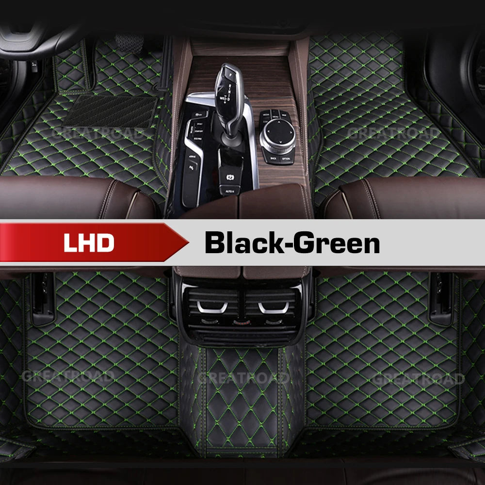 Car floor mats for AUDI Q7 (Seven seats) 2006 2007 2008 2009 2010 2011 2012 2013 2014 2015 2016-2025 Custom foot Pads automobile