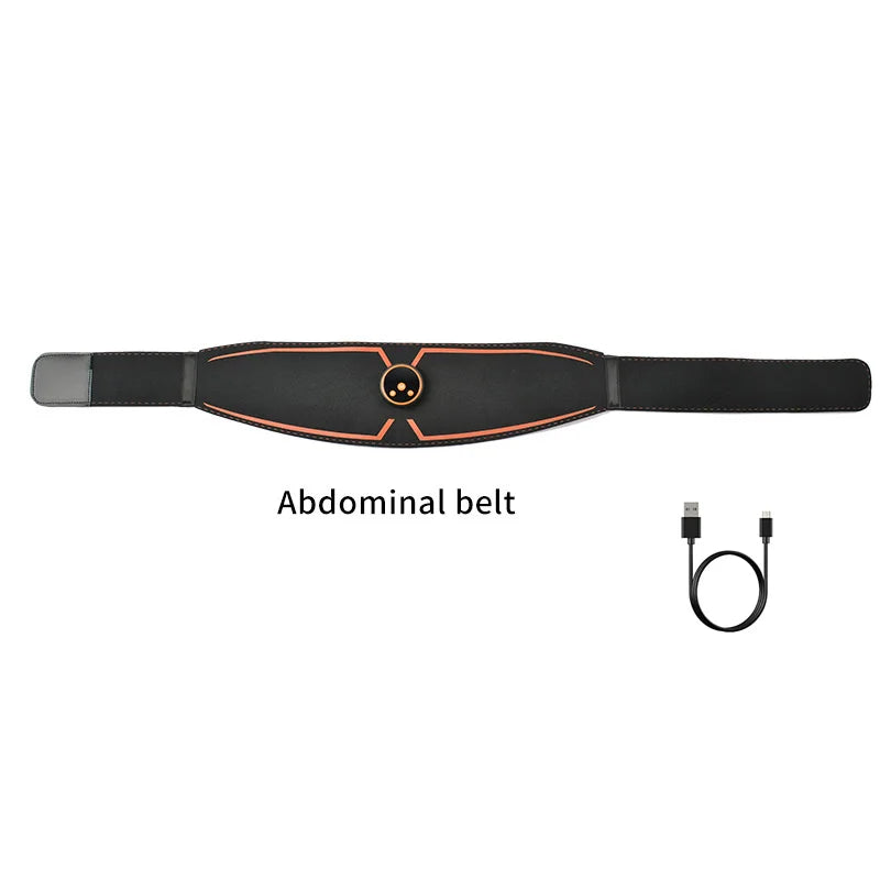 Abs Belt Abdominal Trainer EMS Muscle Stimulation Electric Exerciser Toning Belts For Leg Arm Workout Fitness Home Gym Equiment