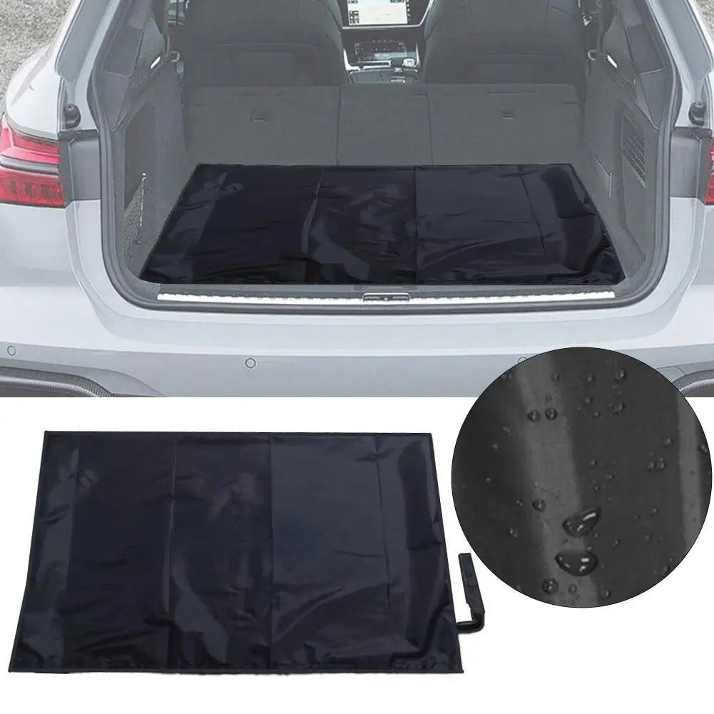 Caer Universal Waterproof Polyester Fiber Cargo Mat Portable Dustproof Luggage Liner Pet Mat for Car SUV Trunk Protection