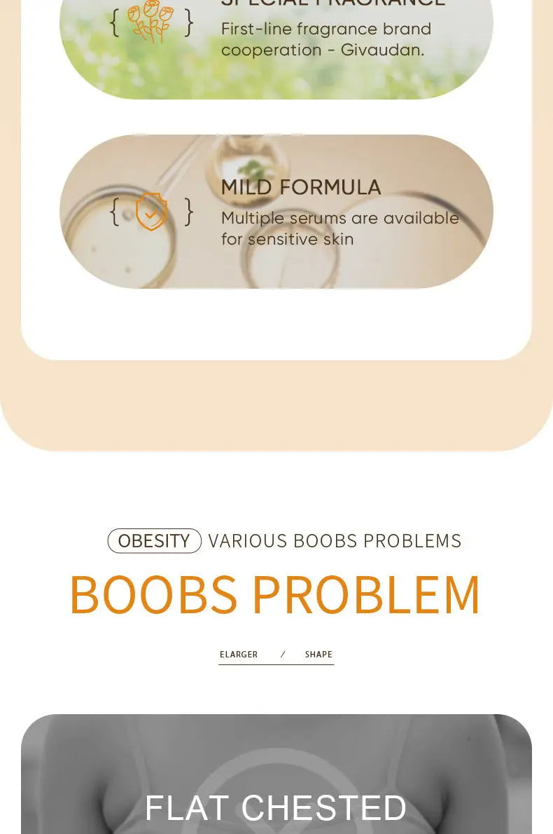 Fast Growth Breast Enlargement Cream Lift Firm Breast Improve Sagging Massage Chest Rapidly Body Moisturizing Smooth Bright Care