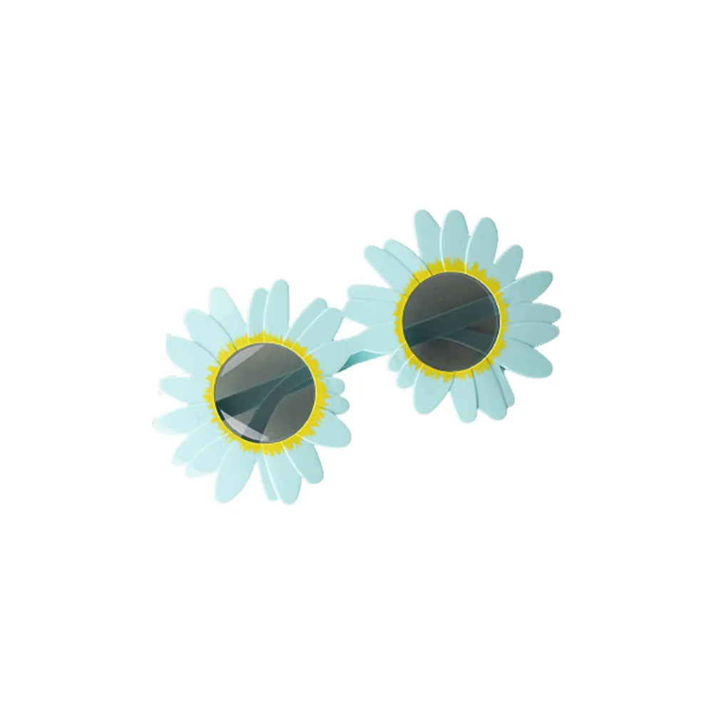 Sunflower Sunglasses Little Daisy Shape Sun Glasses Funny Party Decorative Eyeglasses Plastic Gathering Picnic Photography Props