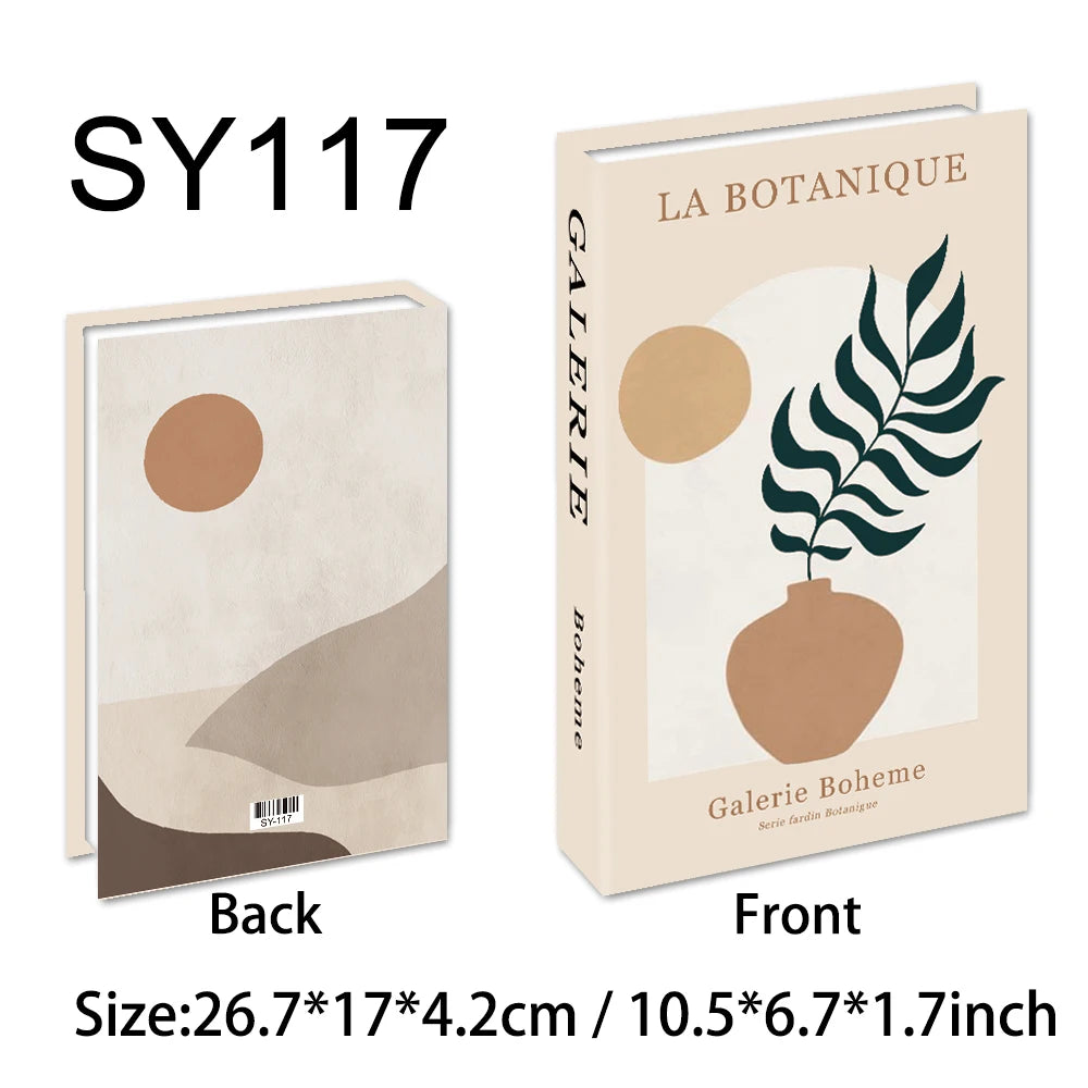 Luxury Home Decoration Fake Book Fashion Living Room Decoration Coffee Table Bedroom Interior Items Modern Book Box Decoration