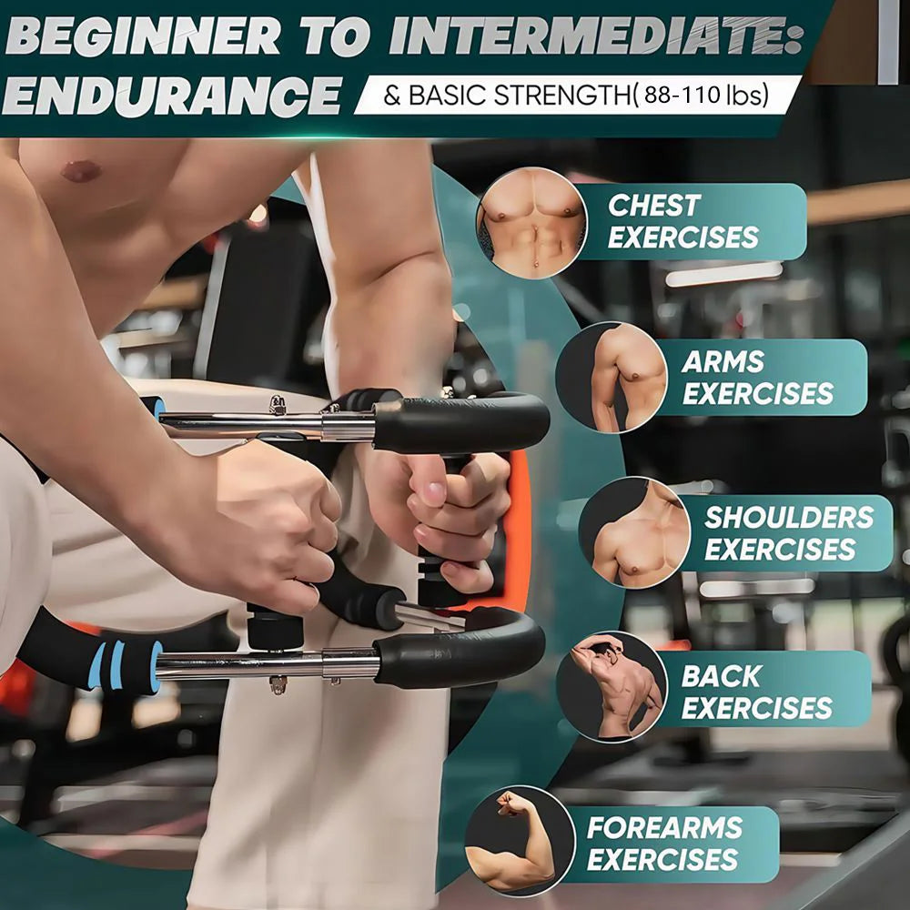 Twister Arm Trainer Adjustable Chest Workout Equipment Arm Trainer Forearm Triceps Chest Expander Portable Fitness Equipment