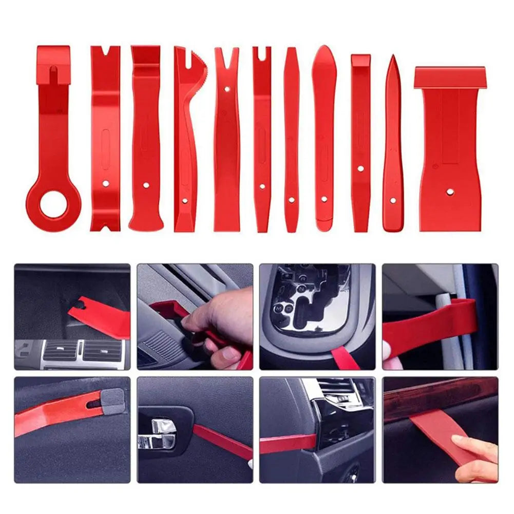 Multifunctional Auto Trim Removal Tool Car Door Panel Dash Audio Radio Removal Tools Kit Auto Upholstery Pry Tools Repair Kits