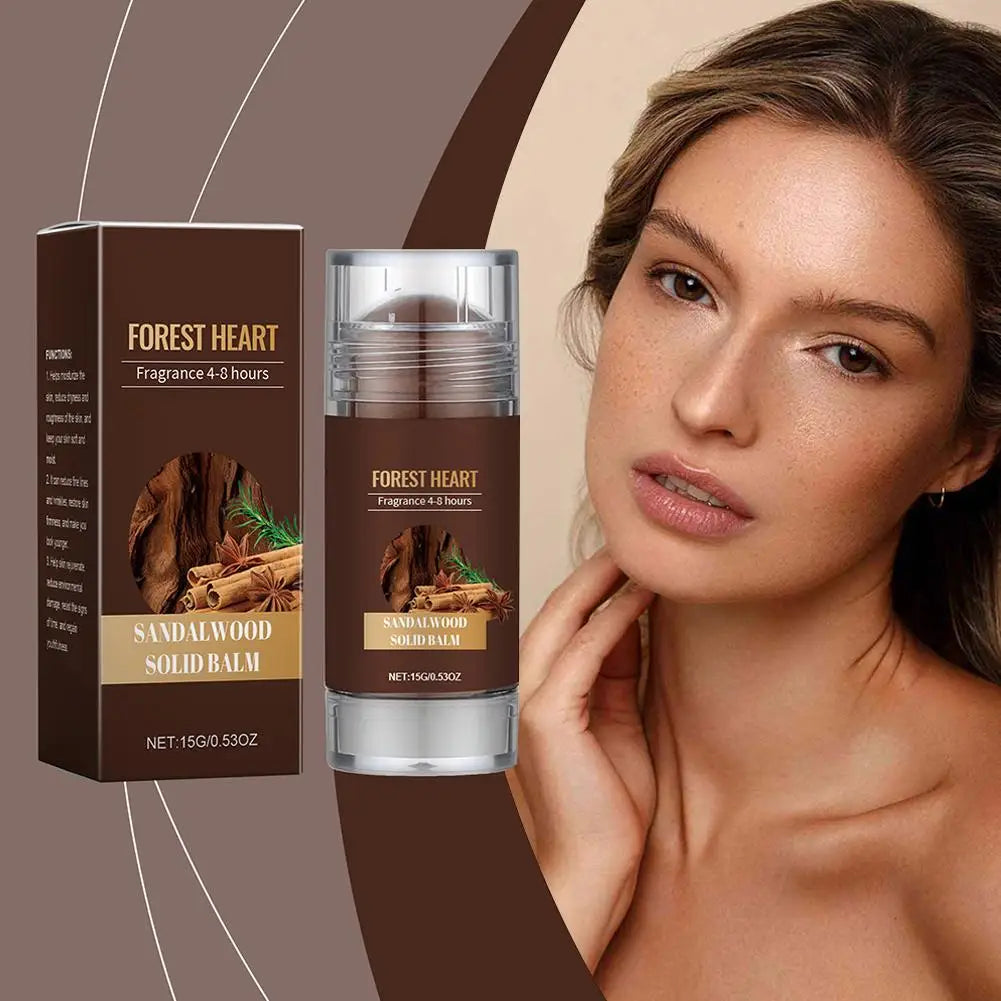 15g Court Sandalwood Solid Perfume Portable Solid Perfume Charming Fragrance Long Lasting Z2S0