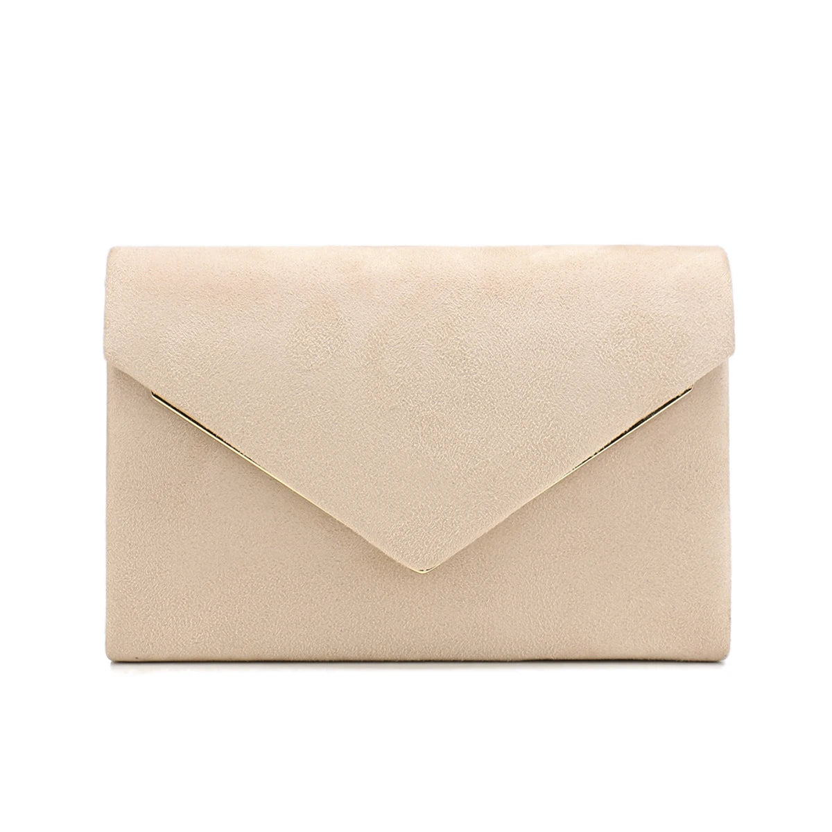 Envelope Design Velvet Women Evening Bags V Metal Fashion Small Cover Clutch Bags With Shoulder Chain Party Wedding Prom Handbag