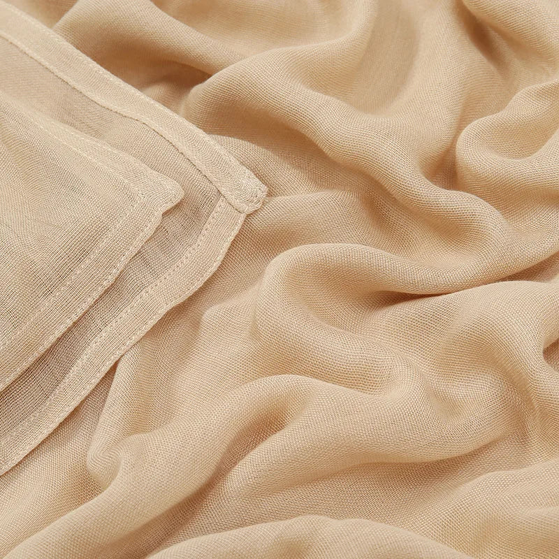 29 Colors 180*95cm Ramadan Women Broad Edge Solid Cotton Rayon Hijab Scarf Lady Wraps Shawls Muslim Headband Islamic Scarves